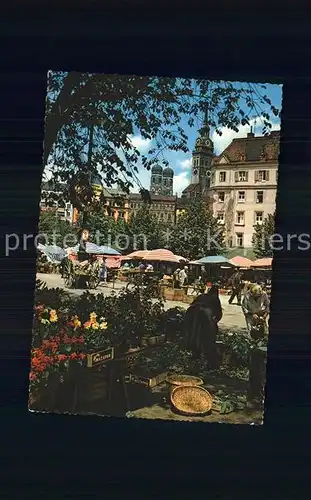 Muenchen Viktualienmarkt Kat. Muenchen