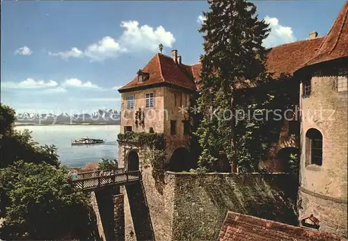 Meersburg Bodensee Burgpartie Kat. Meersburg