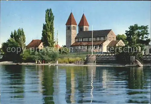 Insel Reichenau St. Peter und Pauls Kirche in Niederzell Kat. Reichenau Bodensee