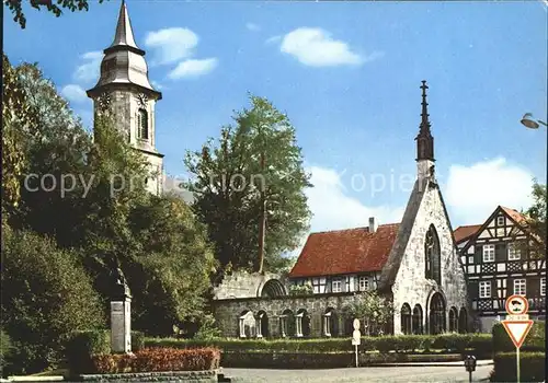 Bad Herrenalb Stadtkirche mit Klosterruine Kat. Bad Herrenalb