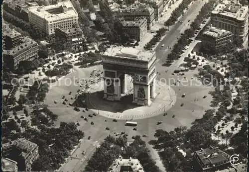 Paris Fliegeraufnahme Arc de Triomphe de L`Etoile Kat. Paris