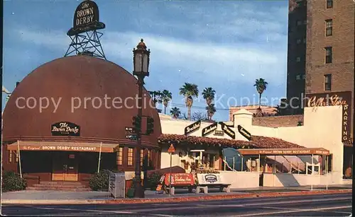 Los Angeles California Brown Derby Restaurant Kat. Los Angeles