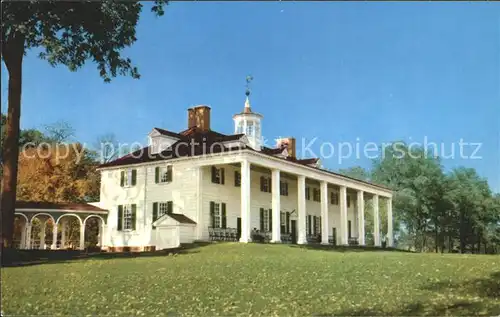 Mount Vernon Washington The Main House Kat. Mount Vernon