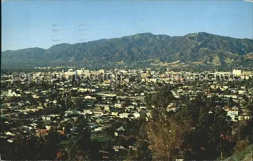 Glendale California San Fernando Valley Panorama Kat. Glendale