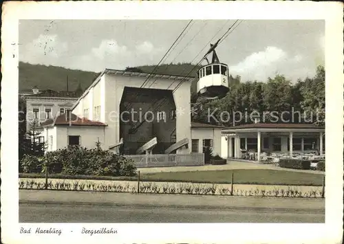 Bad Harzburg Bergseilbahn Kat. Bad Harzburg