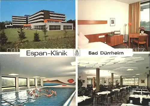 Bad Duerrheim Espan Klinik Zimmer Speisesaal Hallenbad Kat. Bad Duerrheim