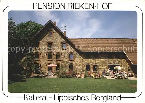 Kalletal Pension Rieken Hof Kat. Kalletal