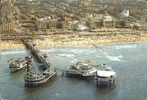 Scheveningen Seebruecke Strand Fliegeraufnahme Kat. Scheveningen