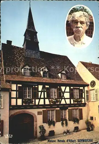 Kaysersberg Haut Rhin Maison Natale d Albert Schweitzer Portrait Kat. Kaysersberg