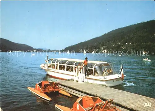 Gerardmer Vosges Le Lac Ausflugsschiff Kat. Gerardmer