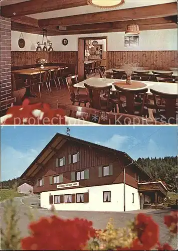 Vorderburg Immenstadt Kornwestheimer Haus Gastraum Kat. Rettenberg