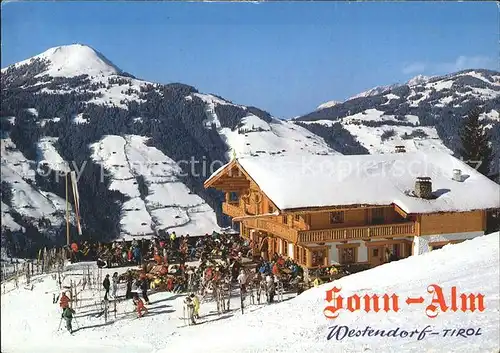 Westendorf Tirol Bergrestaurant Sonnalm Kat. Westendorf
