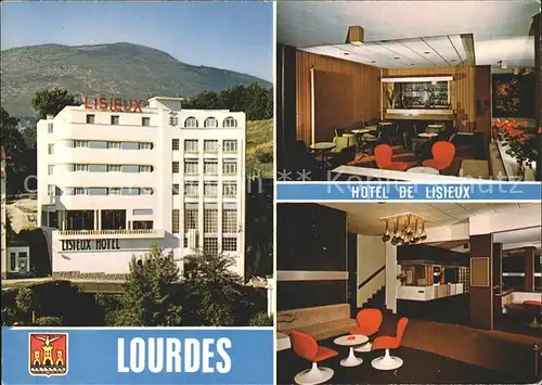 Lourdes Hautes Pyrenees Hotel de Lisieux Hotelhalle Kat. Lourdes
