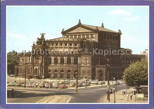 Dresden Opernhaus Kat. Dresden Elbe