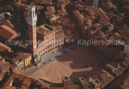 Siena Piazza del Campo Veduta aerea Kat. Siena