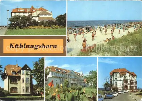 Kuehlungsborn Ostseebad FDGB Heim Weiger Strand Haus Georgine FDGB Heim Georgi Dimitroff Schloss am Meer Kat. Kuehlungsborn