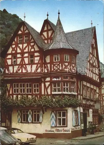 Bacharach Rhein Weinhaus Altes Haus Kat. Bacharach