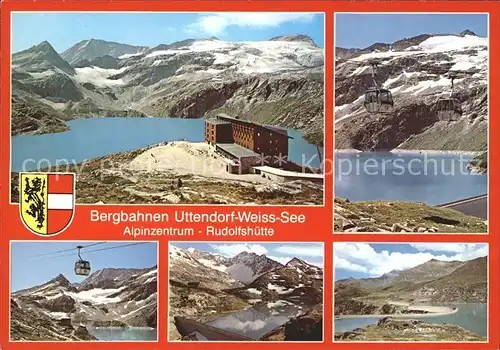 Rudolfshuette Alpinzentrum Bergbahnen Uttendorf Weiss See Bergstation Kat. Uttendorf