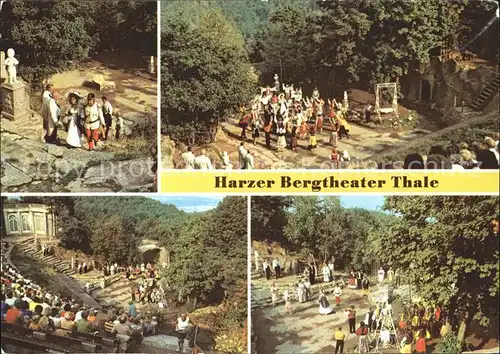Thale Harz Harzer Bergtheater Schauspiel Auffuehrung Kat. Thale
