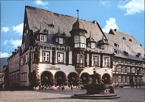 Goslar Marktplatz mit Hotel Kaiserworth Kat. Goslar