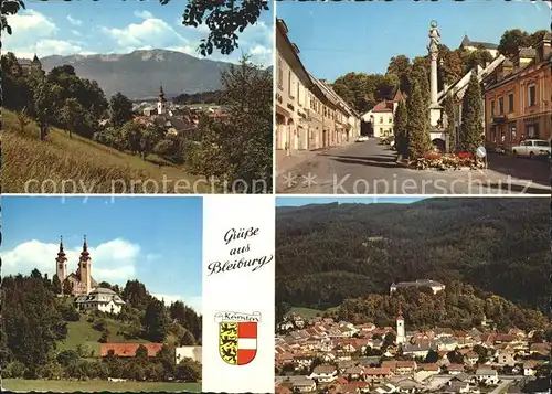 Bleiburg mit Petzen und Heiligengrab in Einersdorf Kat. Bleiburg