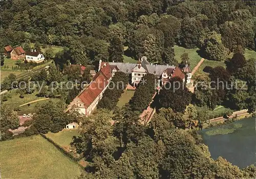 Darmstadt Jagdschloss Kranichstein Fliegeraufnahme Kat. Darmstadt