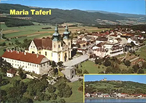 Maria Taferl Fliegeraufnahme Barocke Basilika Kat. Maria Taferl Donau