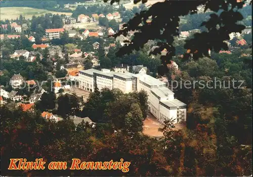 Tabarz Fliegeraufnahme Klinik am Rennsteig Kat. Tabarz Thueringer Wald