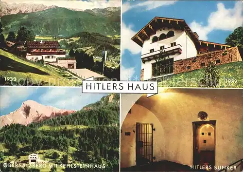 Obersalzberg Hitlerhaus mit Bunker Kat. Berchtesgaden