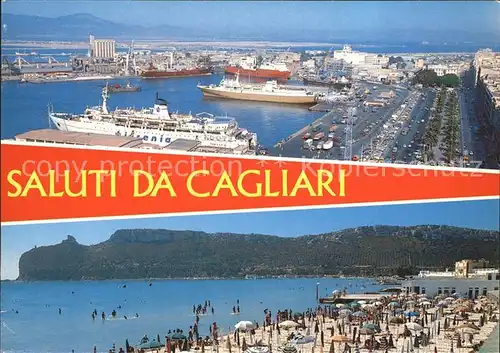 Cagliari Hafen Strand Kat. Cagliari