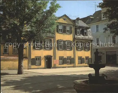 Weimar Thueringen Schillerhaus  Kat. Weimar