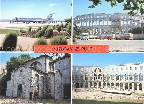 Pula Amphitheater Flughafen Kat. Pula