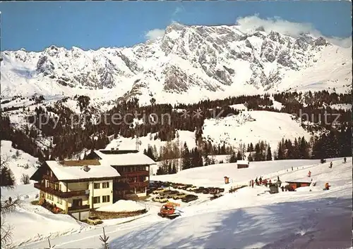 Dienten Hochkoenig Gasthaus Pension uebergossene Alm Kat. Dienten am Hochkoenig