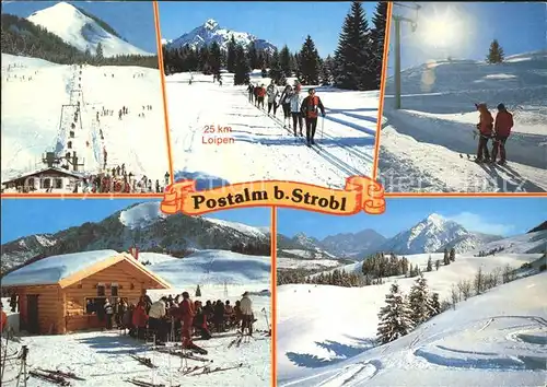 Strobl Postalm Skigebiet Kat. Strobl