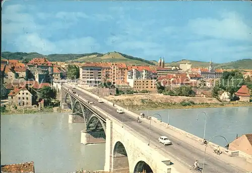 Maribor Marburg Drau Brueckenpartie Kat. Maribor