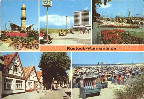 Warnemuende Ostseebad Leuchtturm Hotel Neptun Am Strom Strand Kat. Rostock