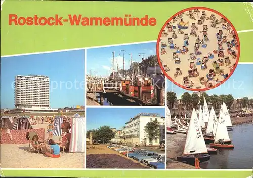 Warnemuende Ostseebad Hafen Alter Strom Strand Hotel Neptun  Kat. Rostock