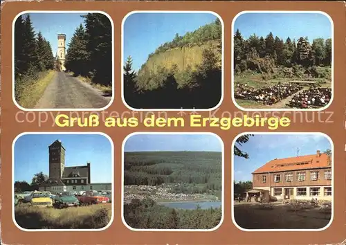 Poehlberg Scheibenberg Naturtheater Greifensteine Berghotel Baerenstein Kat. Annaberg