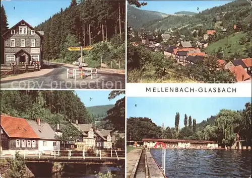 Mellenbach Glasbach Zirkel Ernst Thaelmann Strasse Bad Kat. Mellenbach Glasbach