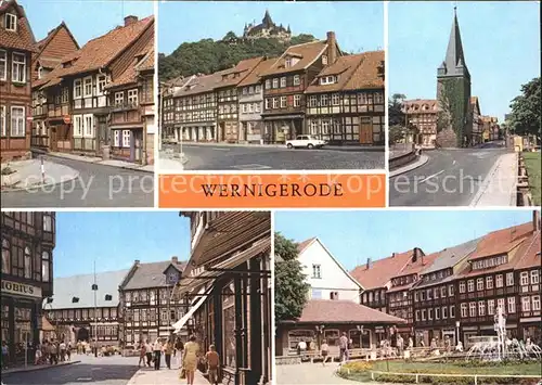Wernigerode Harz kleinstes Haus Feudalmuseum Westerntorturm Hotel Gotisches Haus Kat. Wernigerode