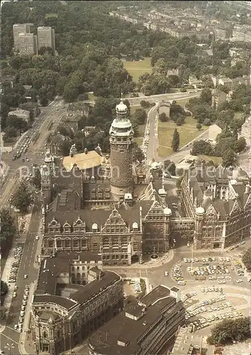 Leipzig Neues Rathaus Fliegeraufnahme Kat. Leipzig