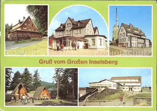 Inselsberg Schmalkalden Haus am Reitstein Berggasthof Stoer Kat. Schmalkalden