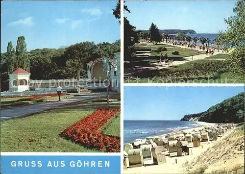 Goehren Ruegen Strand Konzertbuehne Kat. Goehren Ostseebad Ruegen