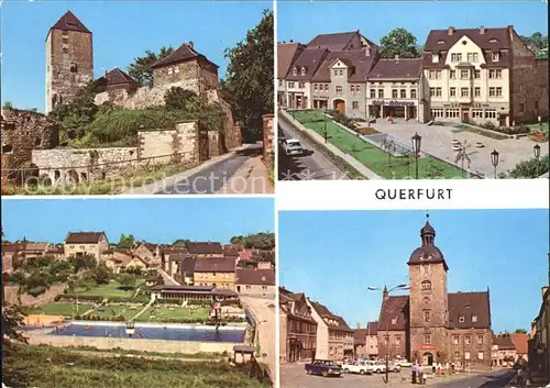Querfurt Dreicek Burg Bad Rathaus Kat. Querfurt