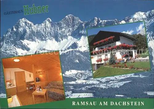 Ramsau Dachstein Steiermark Gaestehaus Hubner Kat. Ramsau am Dachstein
