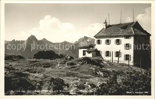 Untersberg Stoehrhaus Watzmann Hochkalter Kat. Salzburg