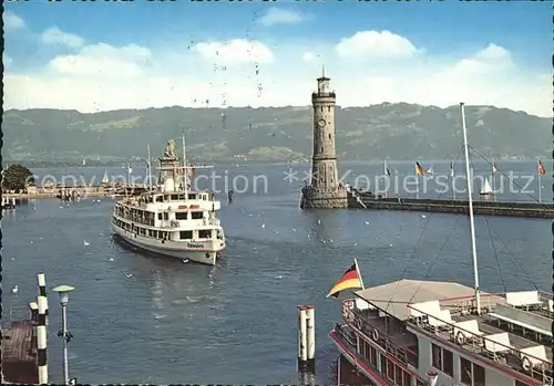 Lindau Bodensee Hafen Leuchtturm Kat. Lindau (Bodensee)