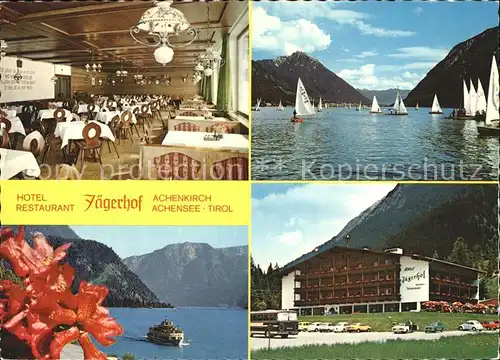 Achenkirch Hotel Restaurant Jaegerhof Kat. Achenkirch am Achensee