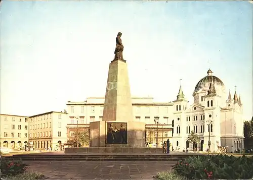 Lodz Pomnik Tadeusza Kosciuszki na placu Wolnosci Kat. Lodz