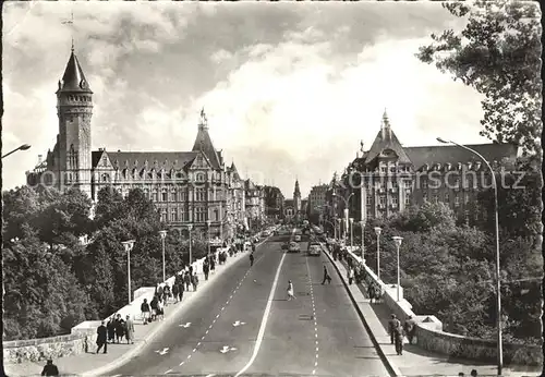 Luxembourg Luxemburg Adolphe et Avenue de la Liberte Kat. Luxembourg